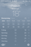 iOS 7 Wetter